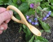 Natural Wooden Baby Spoon (Hand Carved Maple)