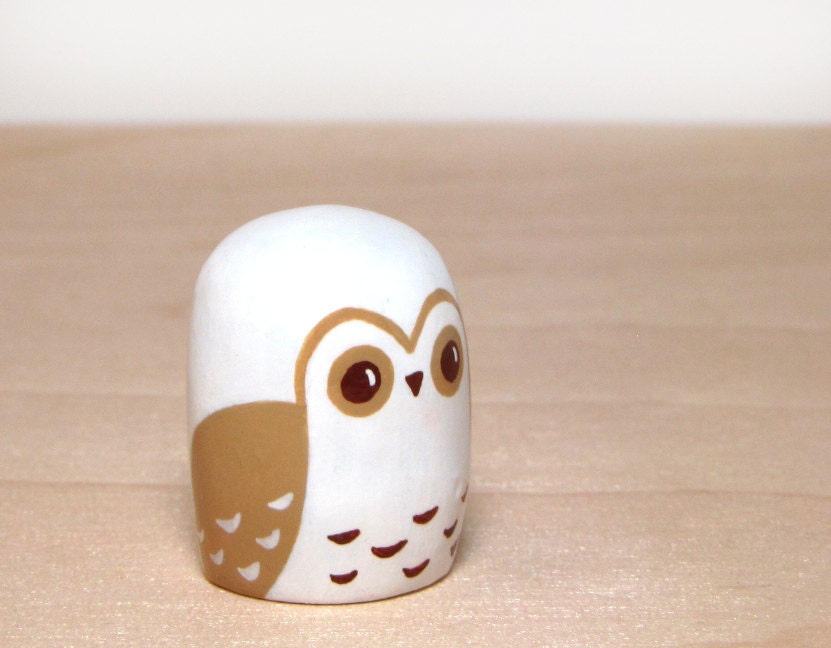 White Owl Figurine