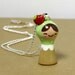 Red Apple Plini Doll Necklace