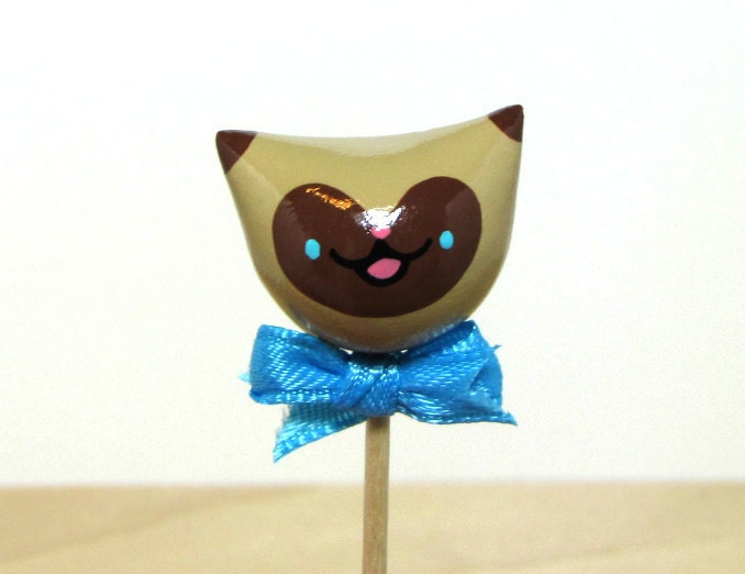Siamese Kitty Cupcake Topper