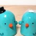 Blue Bird Wedding Topper Figurines