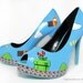 Size US6.5 - Hand-Painted Super Mario Heels - Ready to Ship