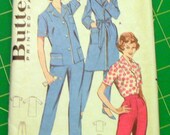 Vintage Sleepwear Pattern Butterick 9212 Size 14 B34 W26 H36