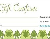 Gift Certificate - 25 USD