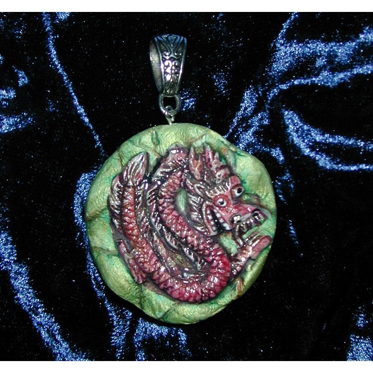 Good Luck Chinese Year of the Dragon Pendant