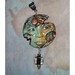 Awsome Steampunk Face Pendant with Glow in the Dark accents