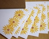 Black Eyed Susans - Handmade Stationery - Set of 6