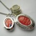 Keep Calm Carry On Locket Union Jack and Tea Cup Charm Necklace from Hoolala