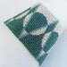 Dissections in Green and Silver Peyote Cuff (2460)