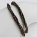 Bronze Simplicity - A Beadwoven Bracelet Twinset OR Choker (2397)