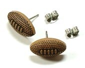 Football Post Earrings