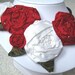 Snow White and Rose Red Fabric Bib Necklace