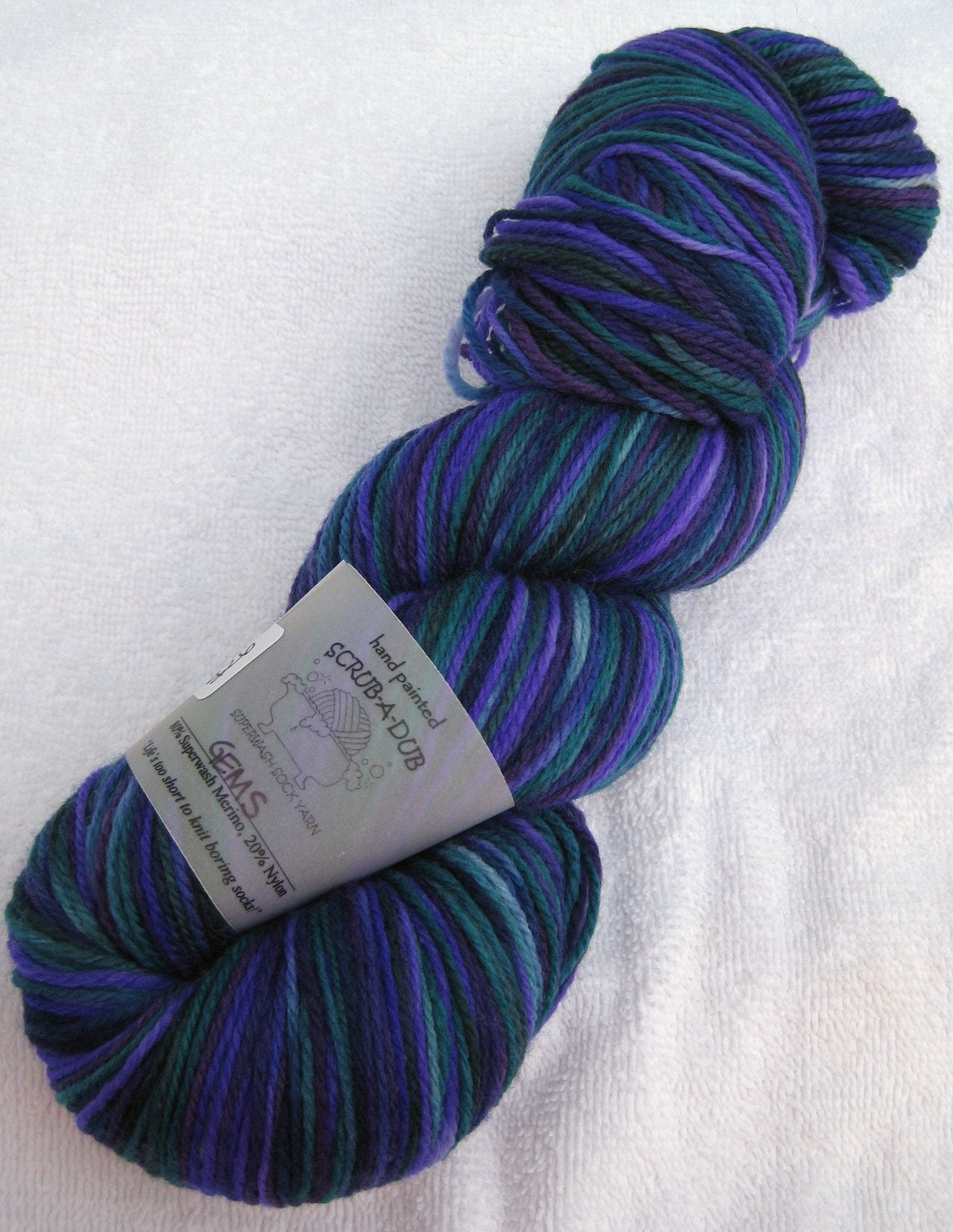 Superwash Sock Yarn in Gems