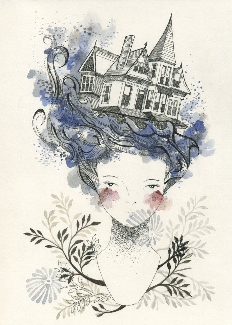House by the Sea - Print