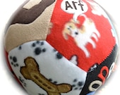 Giant Fleece Ball - DOG Themed (boy)