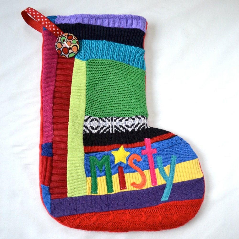 Christmas Stocking - Personalized - ONE