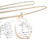 Charles Darwin NECKLACE .. Transmutation of Species