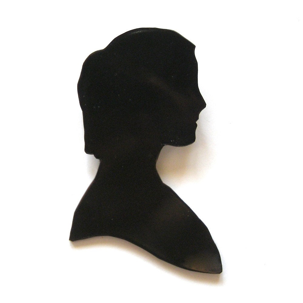 NEW - Portrait of a Lady - cameo BROOCH