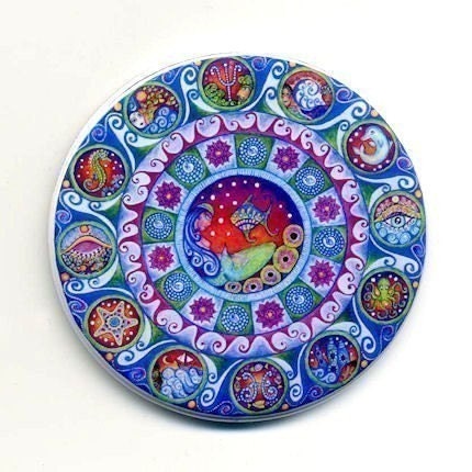 Pisces Pocket Mirror