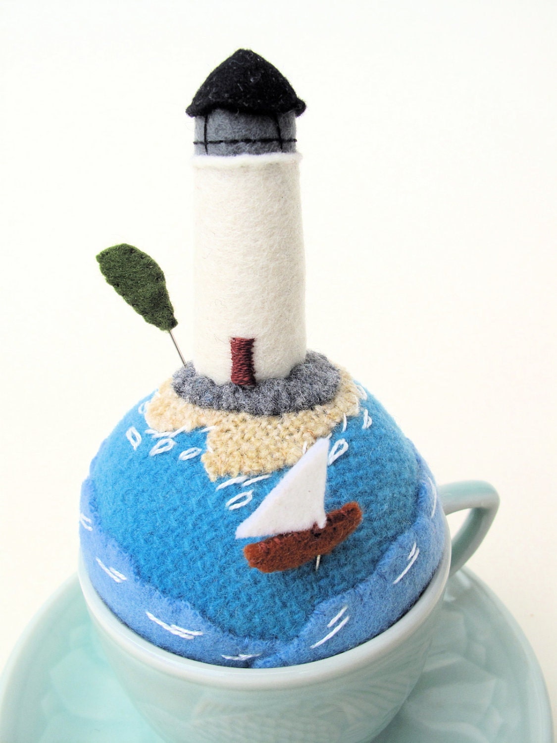 Lighthouse Tiny World Pincushion 2