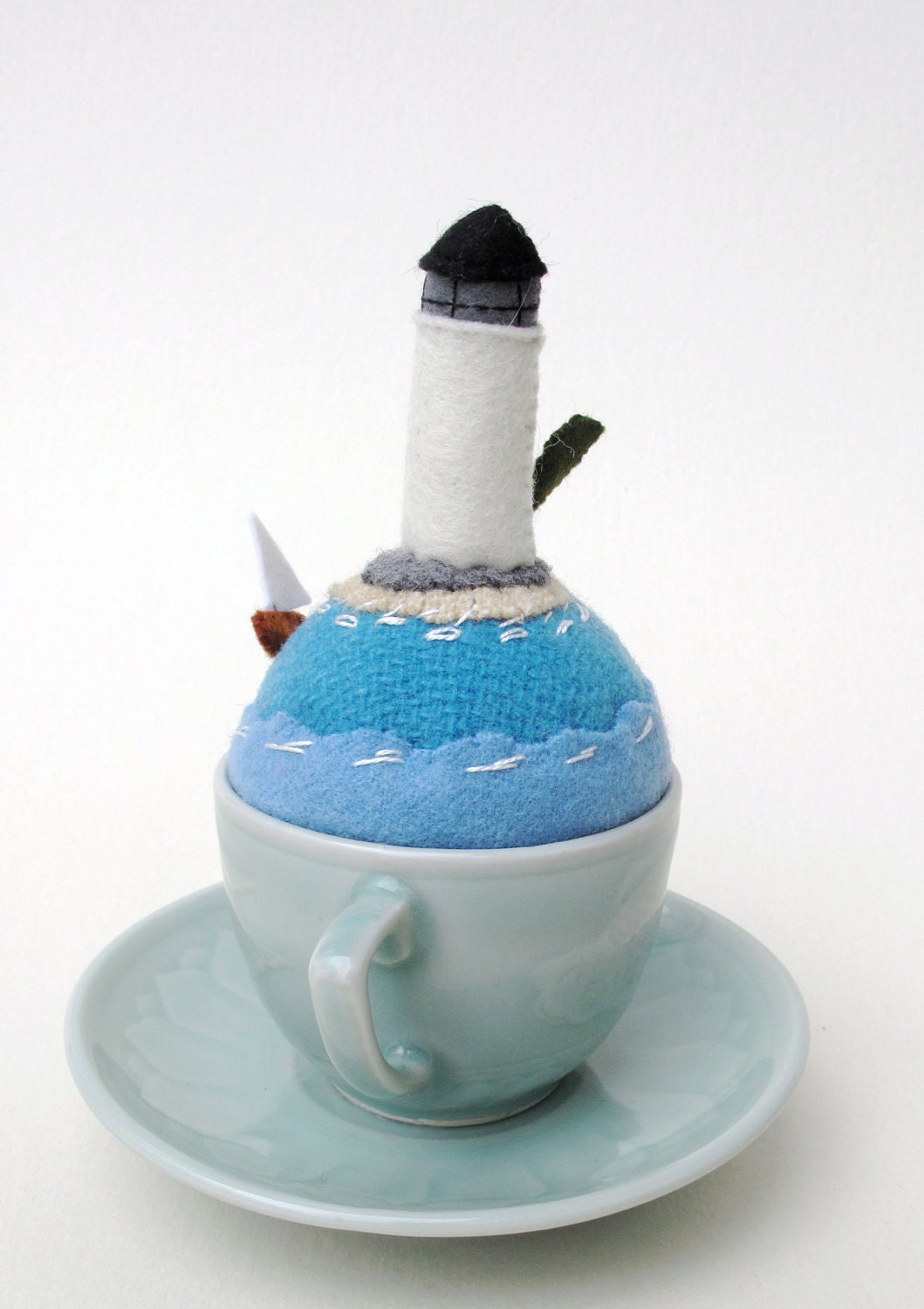 Lighthouse Tiny World Pincushion 2