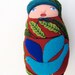 Swaddled summer Bird Baby