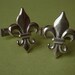 Love Charm Cufflinks Fleur d' lis