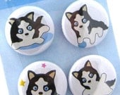 Husky Magnets - S-Key the Husky Puppy MASK001