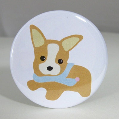 Pocket Mirror - K-Gi the Corgi and Winter MIKG006