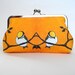 Kisslock Clutch Frame Silk Lined Bird on a Branch Bridesmaid Bride Wedding Gifts Preppy Prep Bridal