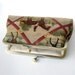 Kisslock Frame Clutch Silk Lined Jockey and Horse in Cordova Brown Royal Ascot Races Bridesmaid Bride Wedding Gifts Preppy