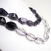 Ready to Ship Sale N a n t e s Necklace- Organic Amethyst and Crystal Quartz on Hand Knotted Silk Bridesmaid Bride Wedding Preppy
