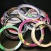 25 Recycled Skateboard Natural Wood Bangles for whiterabbitgallery
