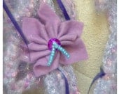 INDISCRETION Lavender Meandering Flower Scarf