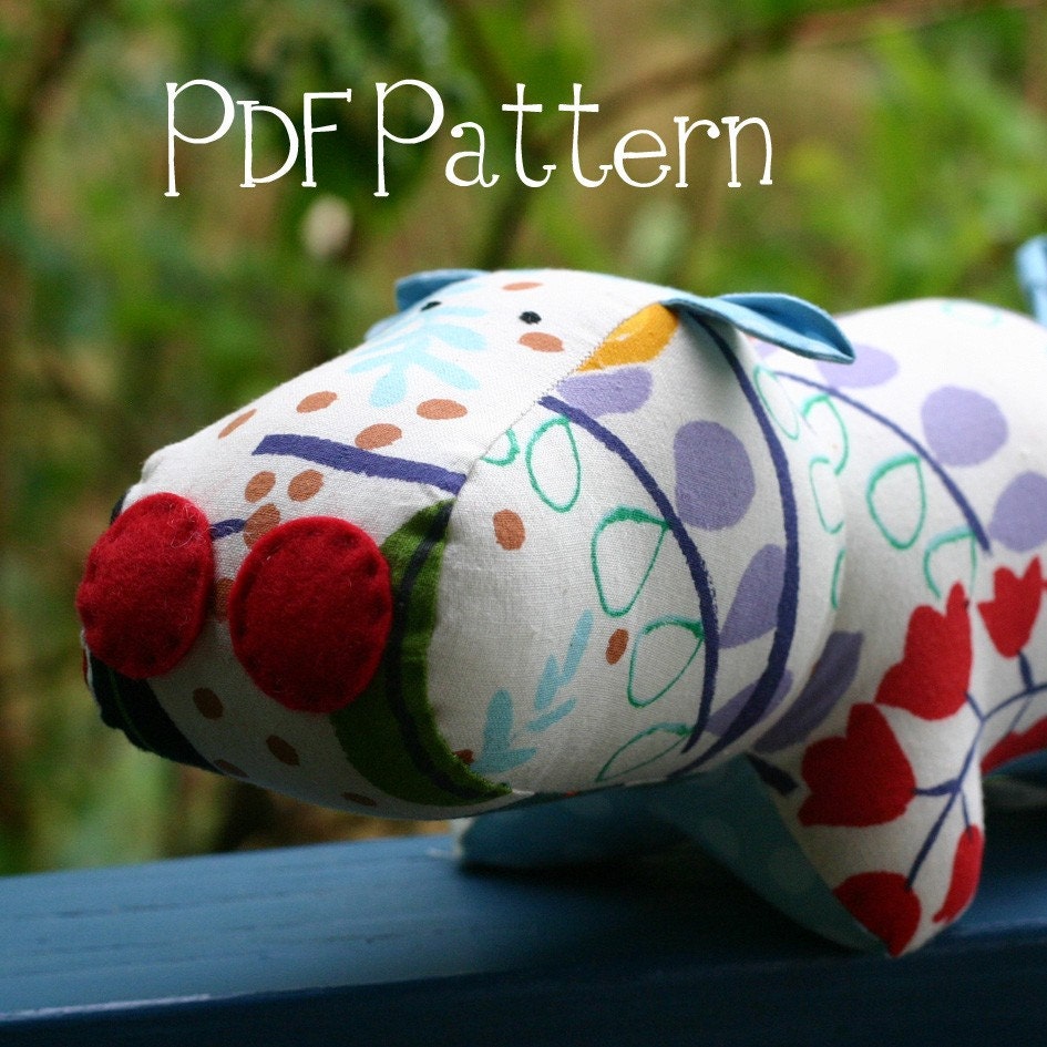 Harry Hippo PDF Pattern