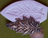 Beautiful large leaf  Polymer Clay Mold
