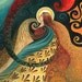 Feather Goddess - Art Nouveau Mythology 8x10 Print