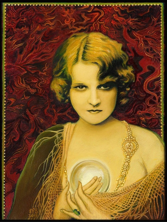 Gypsy Queen - Psychic Mythological Goddess Art 8x10 Print