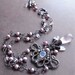Necklace - sterling silver, oxidised, moonstone, rose quartz, white topaz, freshwater pearl, Balinese silver, wire wrapped, pendant, ornate, luxurious, art jewellery - Madame de Tourvel