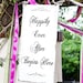 HAPPILY EVER AFTER Begins Here Sign, Vintage Wedding Sign