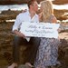 Vintage SAVE THE DATE Sign, Wedding Sign, Anniversary Sign, House Warming Gift, Custom Name Sign, 30x12, Shabby Chic Sign