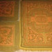 Vintage Hand Towel and Washcloths 1970s Orange Green Stevens Fabrics Utica