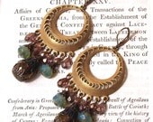 Melisande Chandelier Hoop Earrings