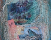 Mountain Landscape....Serenity... Mixed Media by Griselda Tello