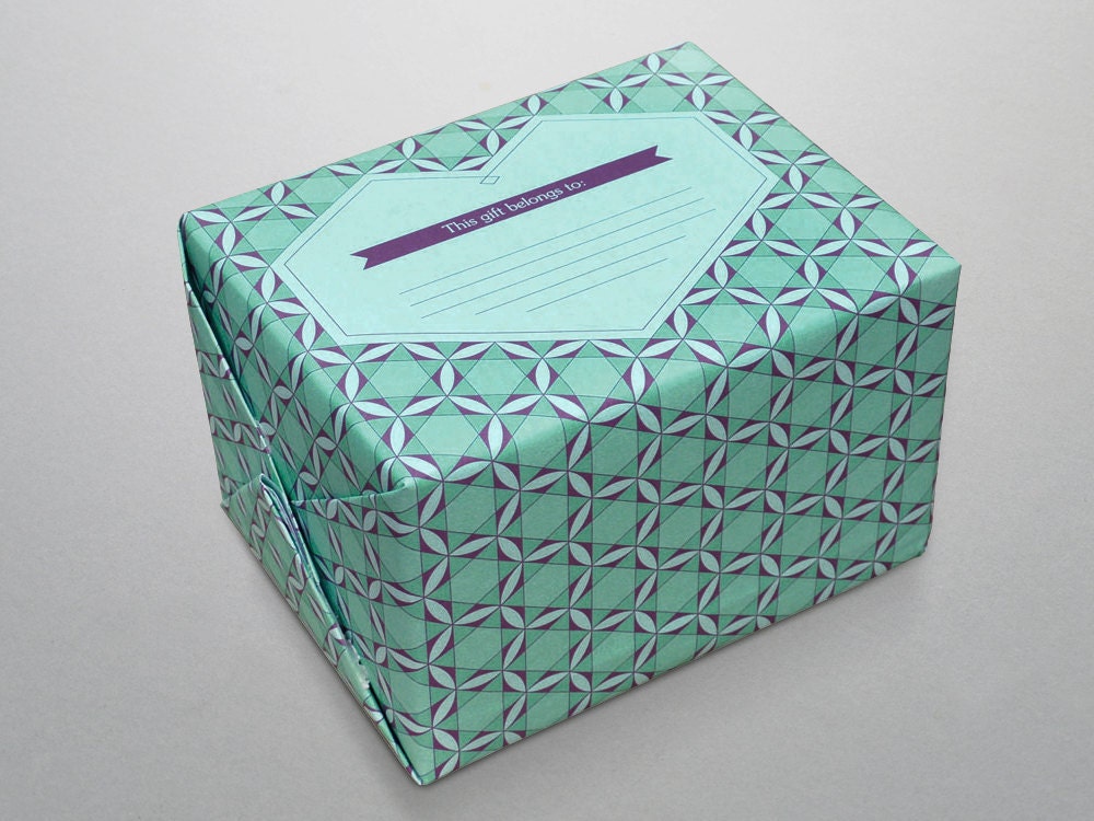 Bookplate Gift Wrap Set