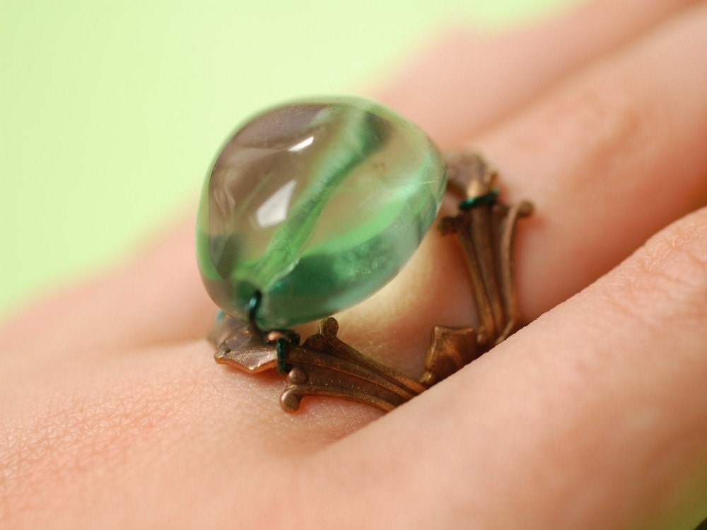 Outrageously Huge Fluorite Ring