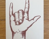 I Love You (mini-print)