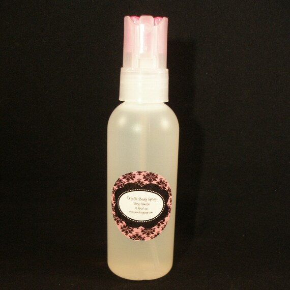 Dry Oil Body Spray Mist Custom Scented 4 oz by madcitysue on Etsy