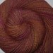 HEATHER - ooak handpainted and handspun BFL yarn, worsted/aran, 190yds