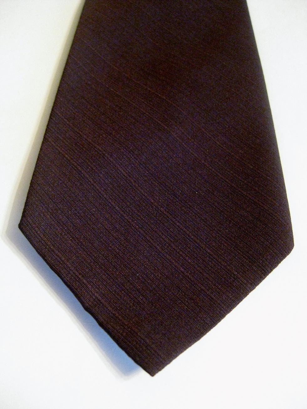 CHOCOLATE BROWN Men's Vintage NECKTIE Tie 1970s, Mad Men Office Formal Wedding Suit Sale
